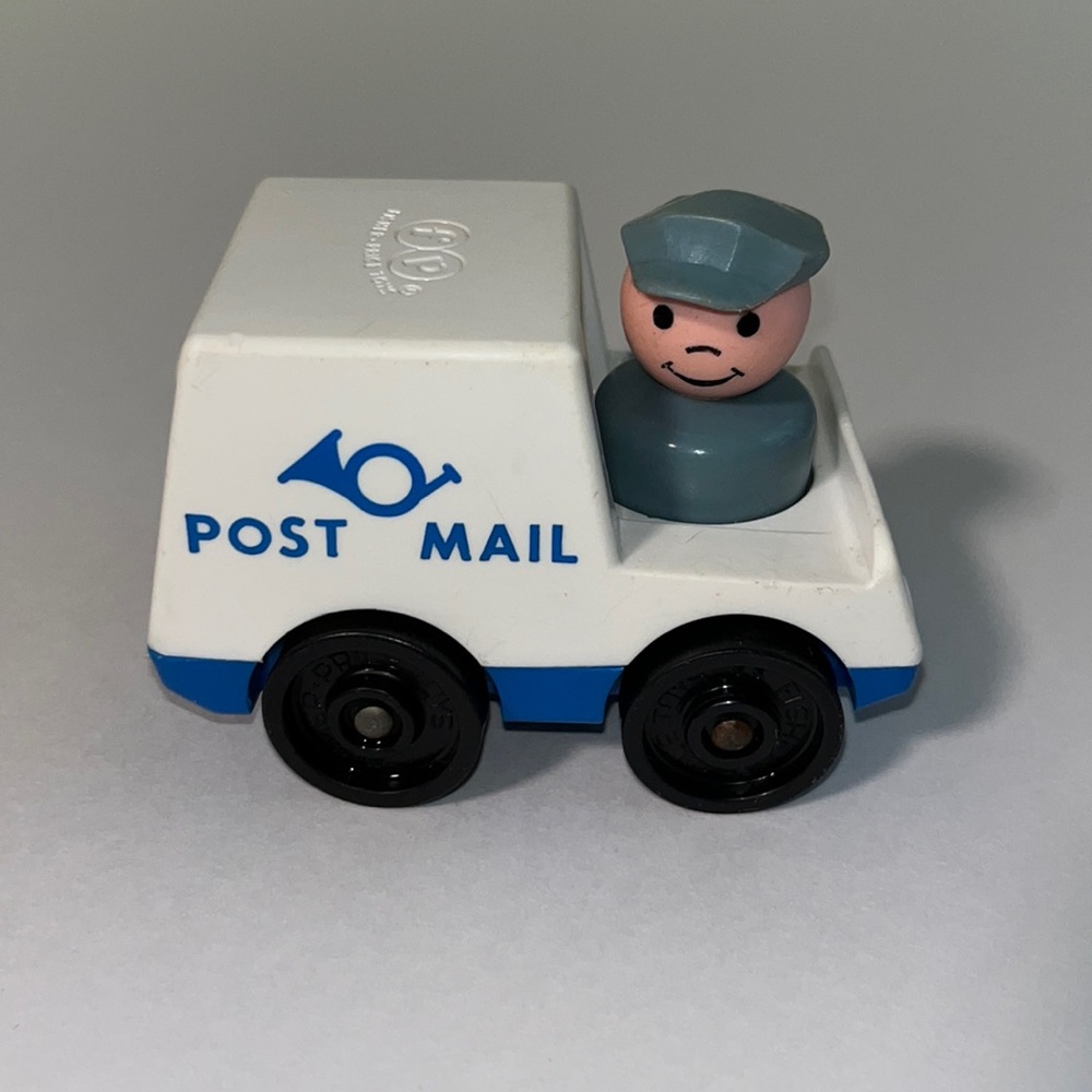 Vintage Fisher-Price Mail Truck Set #127
